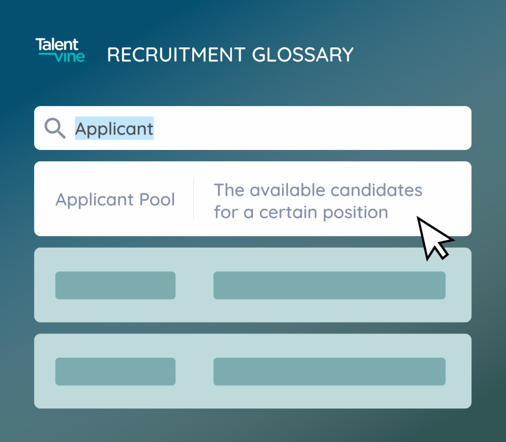 recruitment glossary