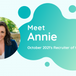 Annie Kennedy - Recruiter of the Month October 21