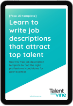 TalentVine Job Description Template and Guide