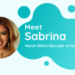 TalentVine Recruiter of the Month - Sabrina Maddock