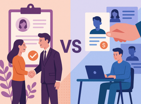 Recruitment partners vs transaction recruiter
