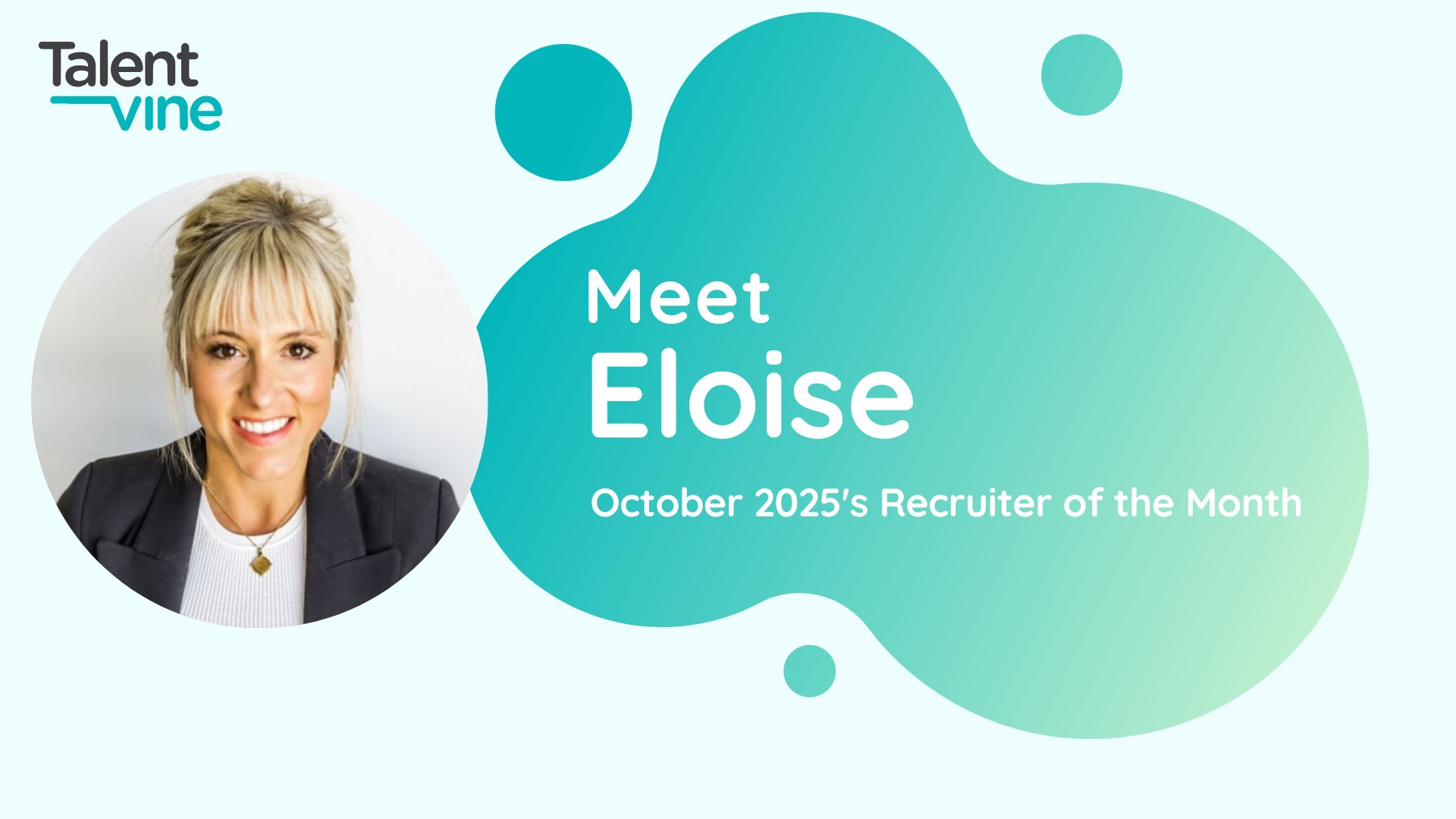 October 2025 TalentVine Recruiter of the Month