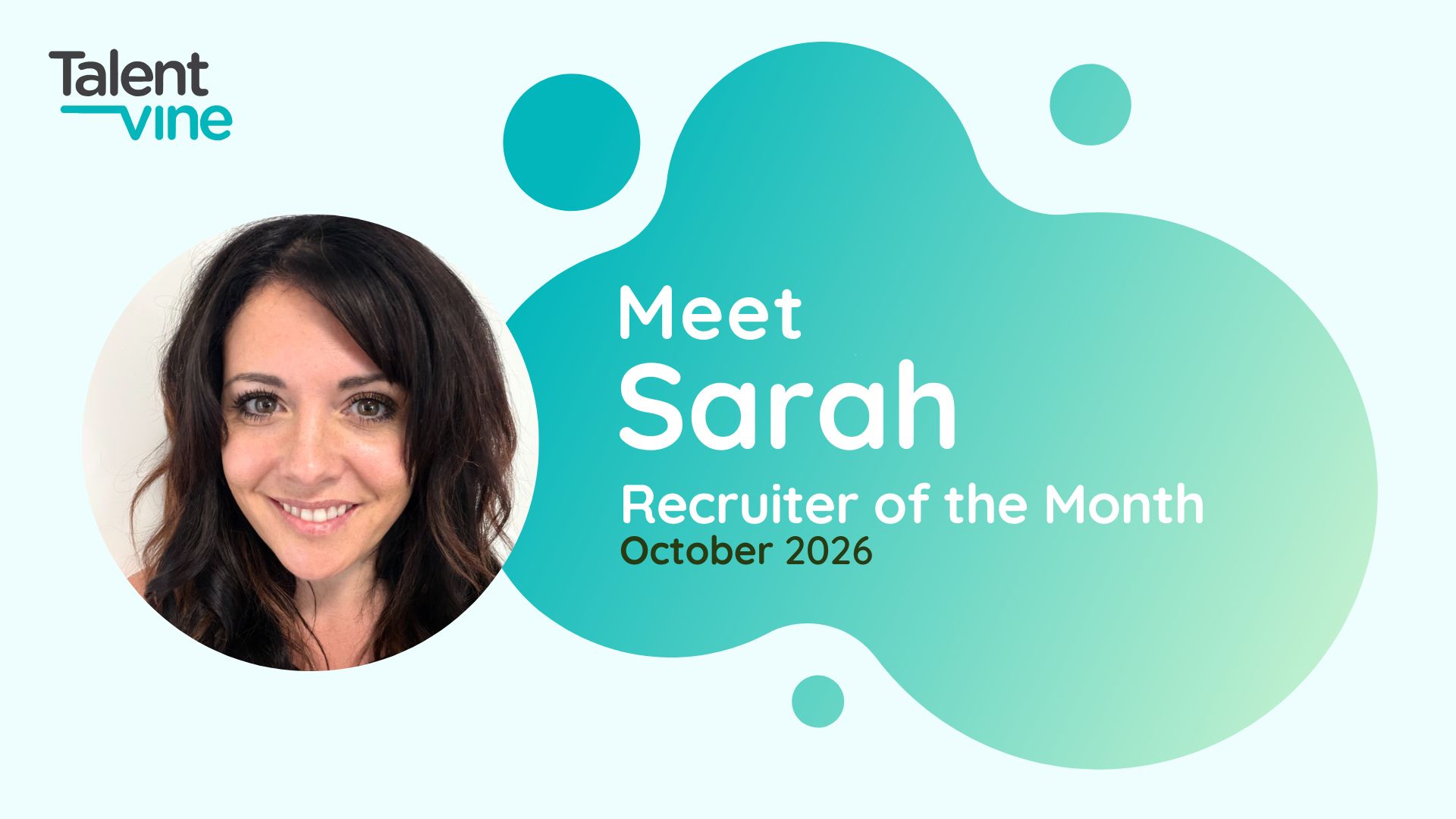 October 2026 TalentVine Recruiter of the month